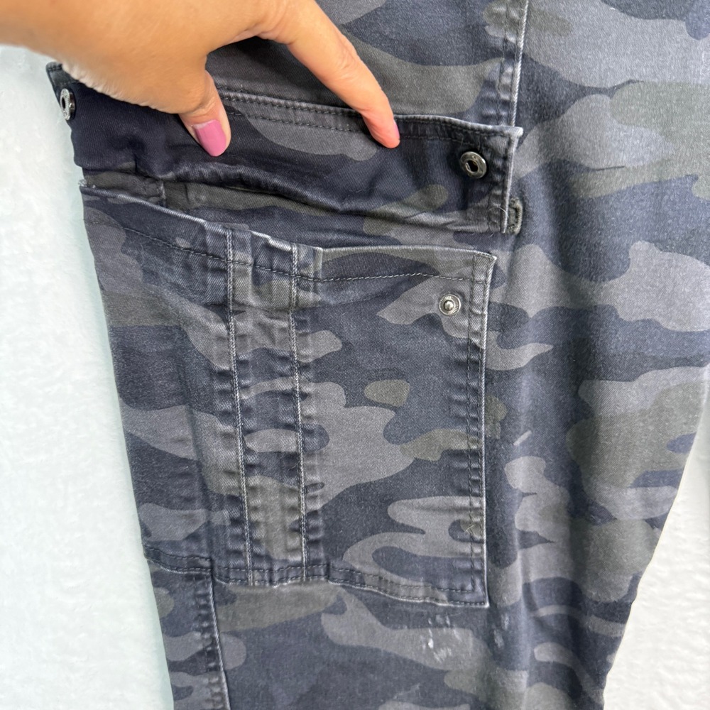 Mac and Me Camo Cargo Pants Jogger Style Ankle‎ Elastic Waist Pockets Sie 16 - Picture 9 of 16